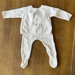 Zara knit set 6-9 months